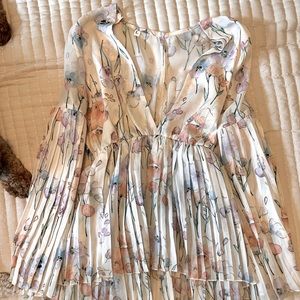 Shein long sleeve floral dress